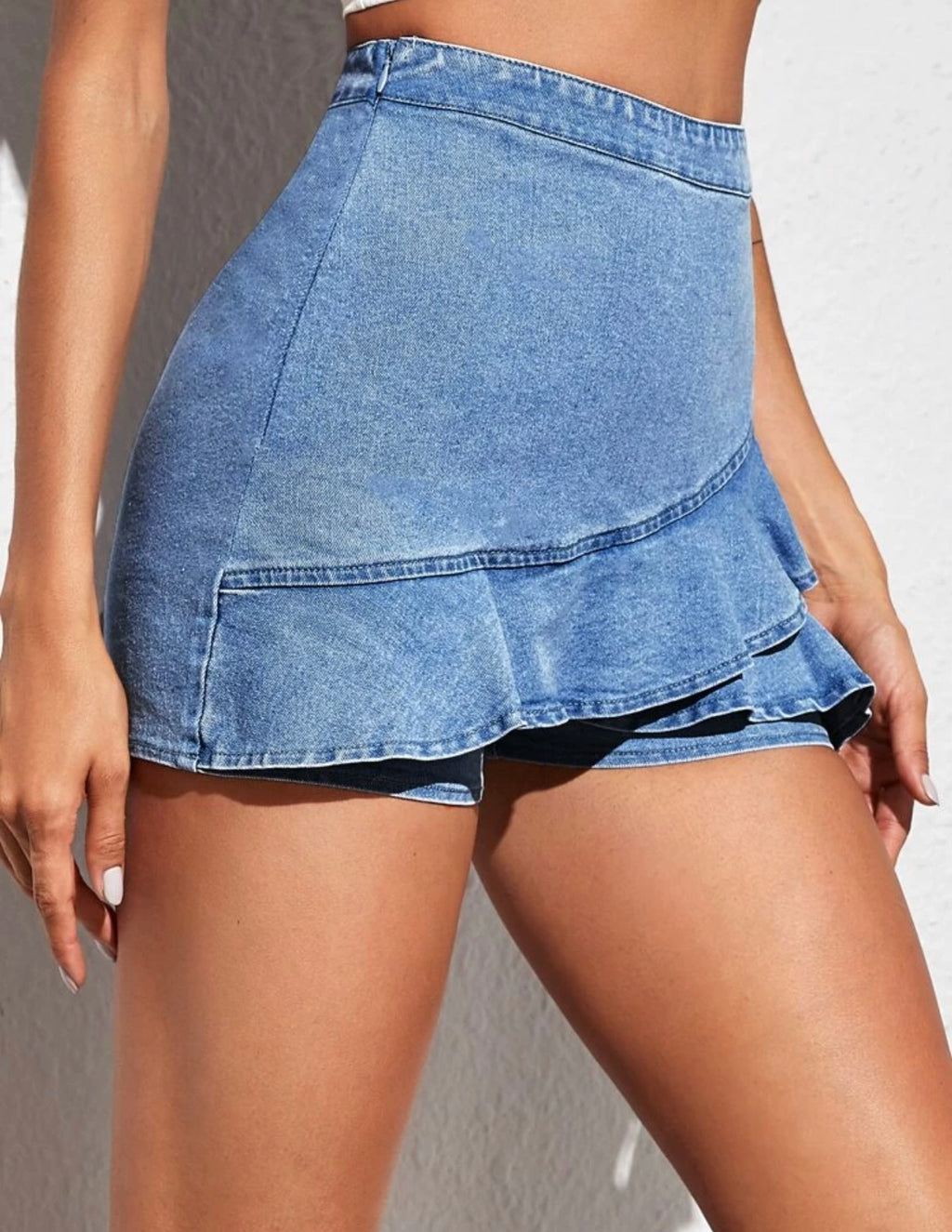 Karol Denim Skort